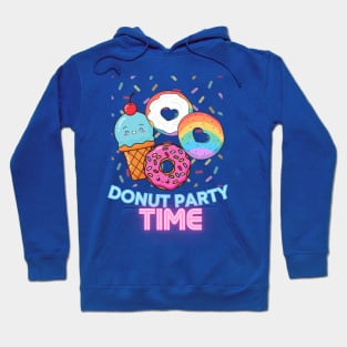 Rock Donut Party Time Hoodie